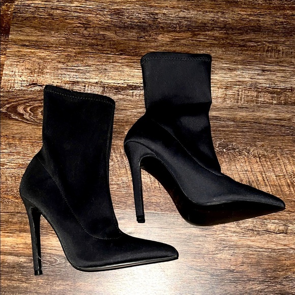 ASOS Black Heeled Boots - Picture 1 of 5